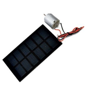 CELDA SOLAR CON MOTOR DE CORRIENTE DIRECTA